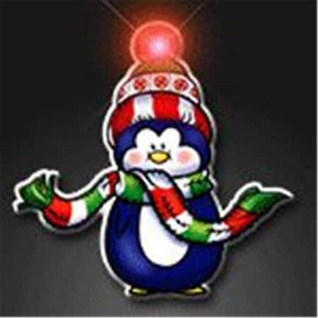 Endless Games Penguin with Scarf Flashing Body Light Lapel Pins EN2798227